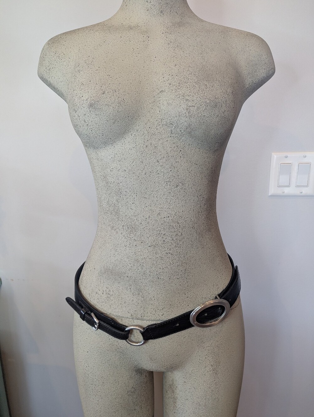 Y2K Vintage Jacob Leather Hip Belt Convertible Waist Belt, Made In Canada Size S